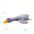 Plush pillow WP MERCHANDISE Goose Sally, grey, 78 cm