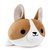 Plush Pillow WP MERCHANDISE Dog Corgi Nate 50 cm