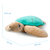 Plush toy WP MERCHANDISE Turtle Yasha pillow 50 cm