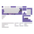 Dark Project - Violet Horizons Keycaps [ANSI & ISO]