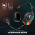 Fifine H6X Επαγγελματικά ακουστικά παιχνιδιών USB RGB Gaming, Μαύρο