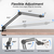 FIFINE BM63 Super Steady Full Metal Heavy Boom Arm Stand, Μαύρο