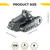 Metal Time | Nimble Fighter Mechanical model DIY kit of tank, 179 parts | World of Tanks
