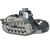 Metal Time | Nimble Fighter Mechanical model DIY kit of tank, 179 parts | World of Tanks