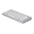 Dark Project ALU Terra Nova White - Wireless Gaming Keyboard (ISO DE)