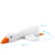 Plush toy WP MERCHANDISE Goose Hrysha, white, 79 cm