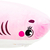 Plush toy WP MERCHANDISE Shark pink, 80 cm