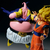 Bandai DRAGON BALL Z MATCH MAKERS MAJIN BUU(VS SUPER SAIYAN 3 SON GOKU)