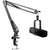 FIFINE AM8T RGB Streaming Mic Adjustable Boom Arm, Black