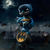 Iron Studios Batman: Batman on Bat-Signal (Blue Variant) MiniCo