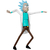 Rick and Morty: Rick Sanchez Dynamic 8ction Heroes 1:9 Scale Figure