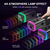 FIFINE AM8 Δυναμικό μικρόφωνο RGB, Μαύρο