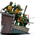 Teenage Mutant Ninja Turtles TMNT Set (Kevin Eastman Version) Art Scale 1/10