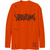 Virtus.pro long sleeve with velvet logo, color: orange, size S