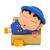 Bandai Crayon Shinchan - Nakayoshi Memories Let'S Go To Kindergarten With Bochan(A:Shinnosuke) Figure