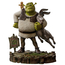 Iron Studios Shrek - Donkey and The Gingerbread Statue Deluxe Art Scale 1/10