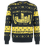 Cyberpunk 2077 Silent Night City Ugly Holiday Sweater, Black, M